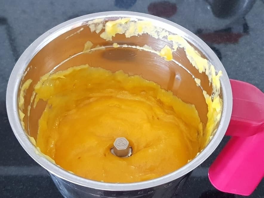 scoop mango pulp and make puree in a food processor